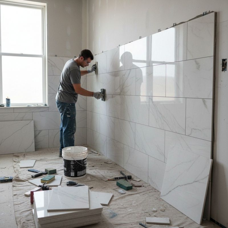 Marble Tile Repair detail